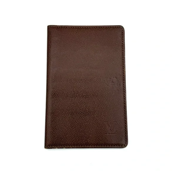 Vintage Louis Vuitton Taiga Passport Cover ✔️Authentic! Brown Early 90’s - Picture 13 of 13